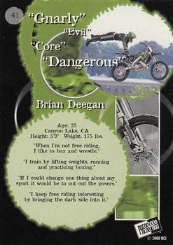 2000 Press Pass Rage Extreme Sports #41 Brian Deegan Back